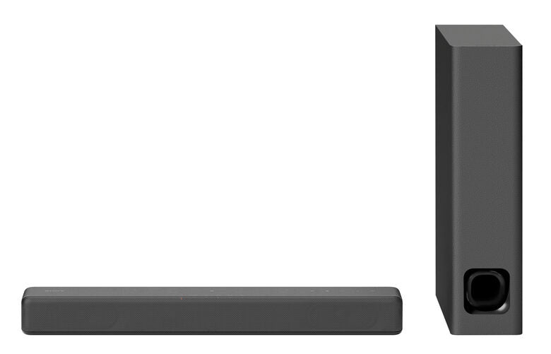Sony HTMT301 Soundbar compatta a 2.1 canali, 100W, Subwoofer Slim Wireless, Nero