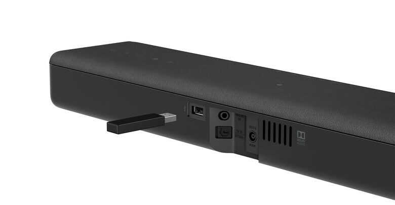 Sony HTMT301 Soundbar compatta a 2.1 canali, 100W, Subwoofer Slim Wireless, Nero