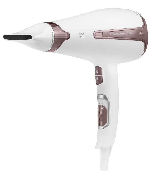 Rowenta CV7930 Silence AC Sensor Premium Care Asciugacapelli Silenzioso, 2300 W, con Generatore di Ioni, Diffusore e Sensore di Funzionamento