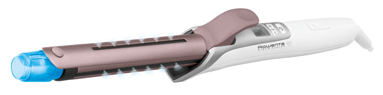 Rowenta CF3810 messa in piega Ferro per ricci Vapore Alluminio, Rosa, Bianco 1,8 m