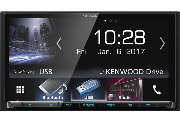 Kenwood Electronics DMX7017BTS Ricevitore multimediale per auto Nero 200 W Bluetooth