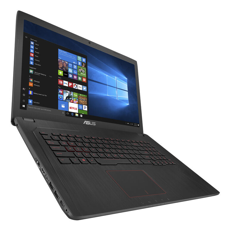 ASUS FX753VD-GC193T Computer portatile 43,9 cm (17.3") Full HD Intel® Core™ i7 di settima generazione 16 GB DDR4-SDRAM 1256 GB HDD+SSD NVIDIA® GeForce® GTX 1050 Wi-Fi 5 (802.11ac) Windows 10