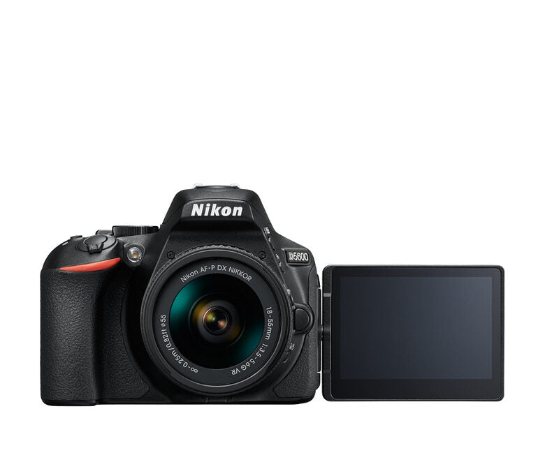 Nikon D5600 + AF-P DX 18-55mm VR + 8GB SD Kit fotocamere SLR 24,2 MP CMOS 6000 x 4000 Pixel Nero