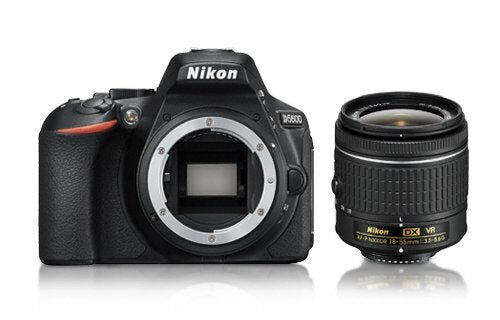 Nikon D5600 + AF-P DX 18-55mm VR + 8GB SD Kit fotocamere SLR 24,2 MP CMOS 6000 x 4000 Pixel Nero