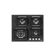 Lofra HLNM6G0 Piano Cottura Nero Da incasso Gas 4 Fornello(i)