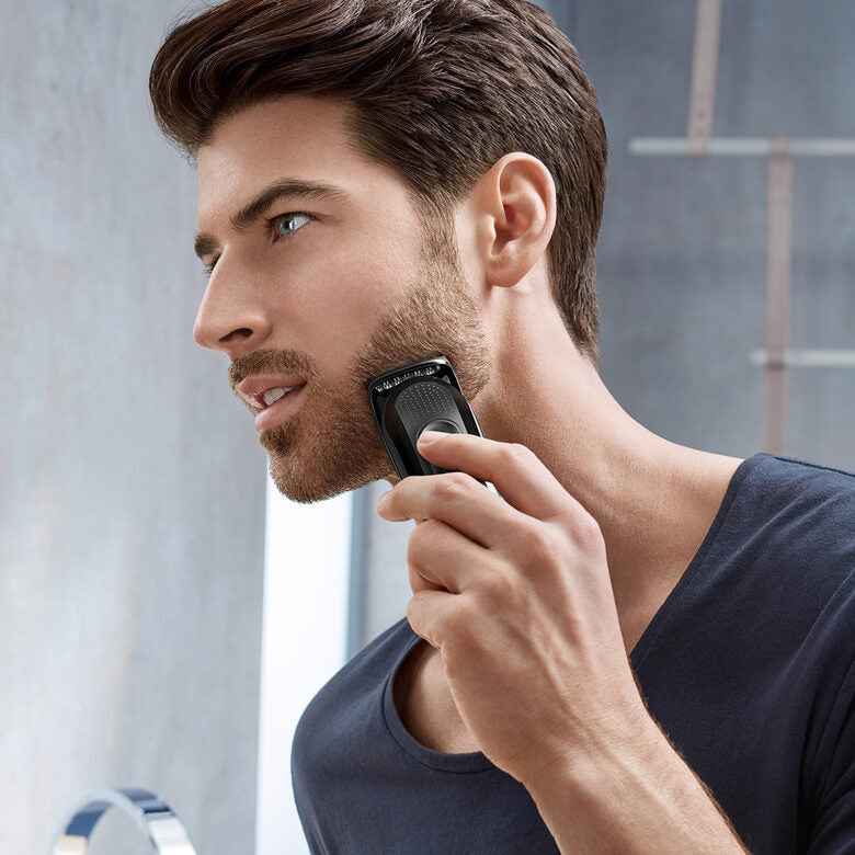 Braun MGK3020 regolabarba Bagnato e secco Nero