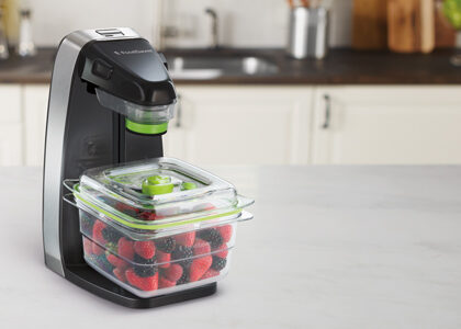 FoodSaver FFS010X macchina per sottovuoto Nero, Argento