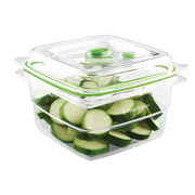 FoodSaver FFC005X recipiente per cibo Quadrato Scatola 1,2 L Verde, Trasparente 1 pz