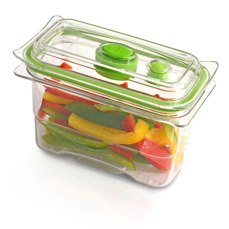 FoodSaver FFC002X recipiente per cibo Rettangolare Scatola 0,47 L Verde, Trasparente 1 pz