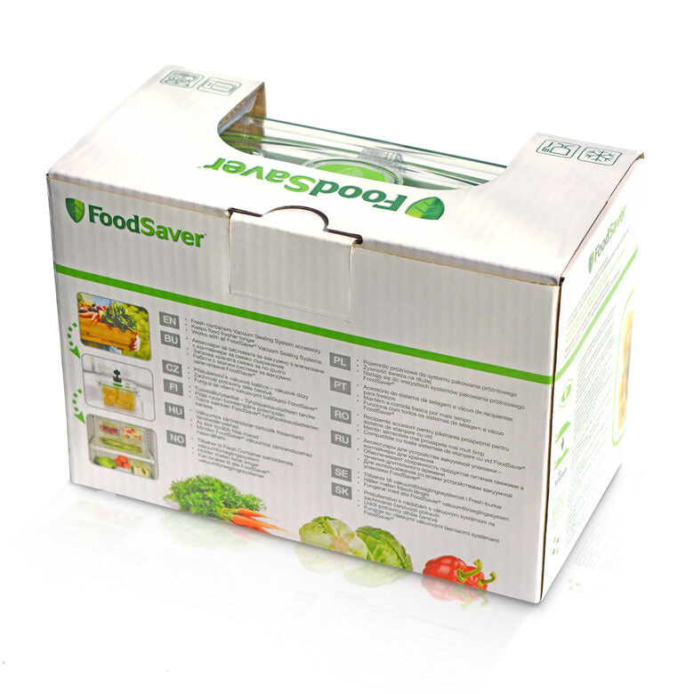 FoodSaver FFC002X recipiente per cibo Rettangolare Scatola 0,47 L Verde, Trasparente 1 pz