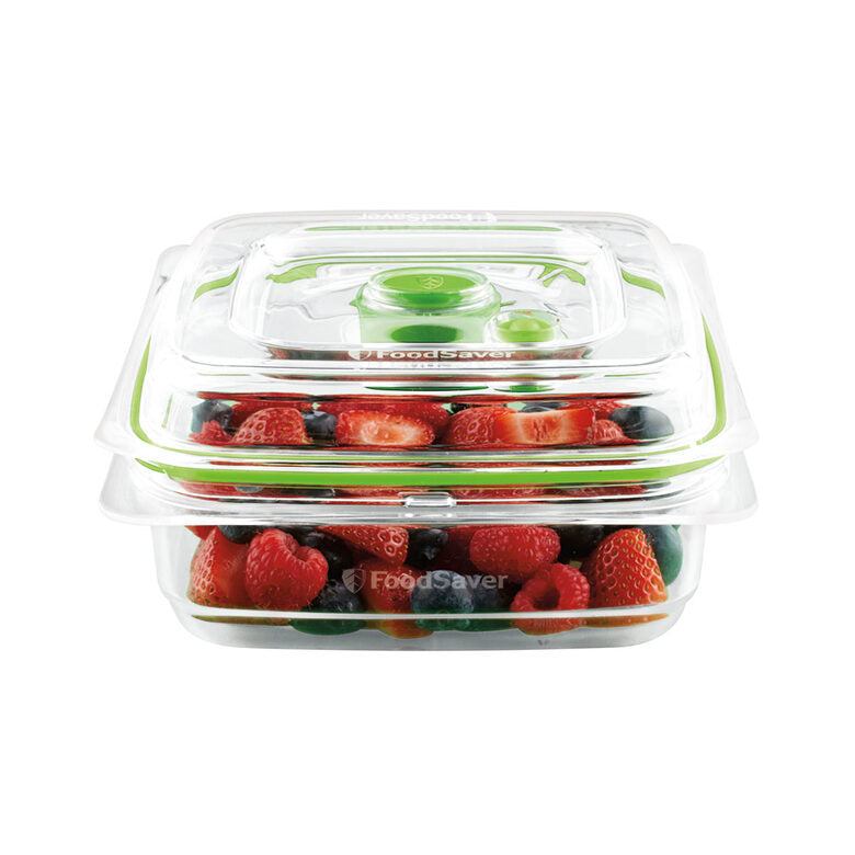 FoodSaver FFC003X recipiente per cibo Quadrato Scatola 0,7 L Verde, Trasparente 1 pz