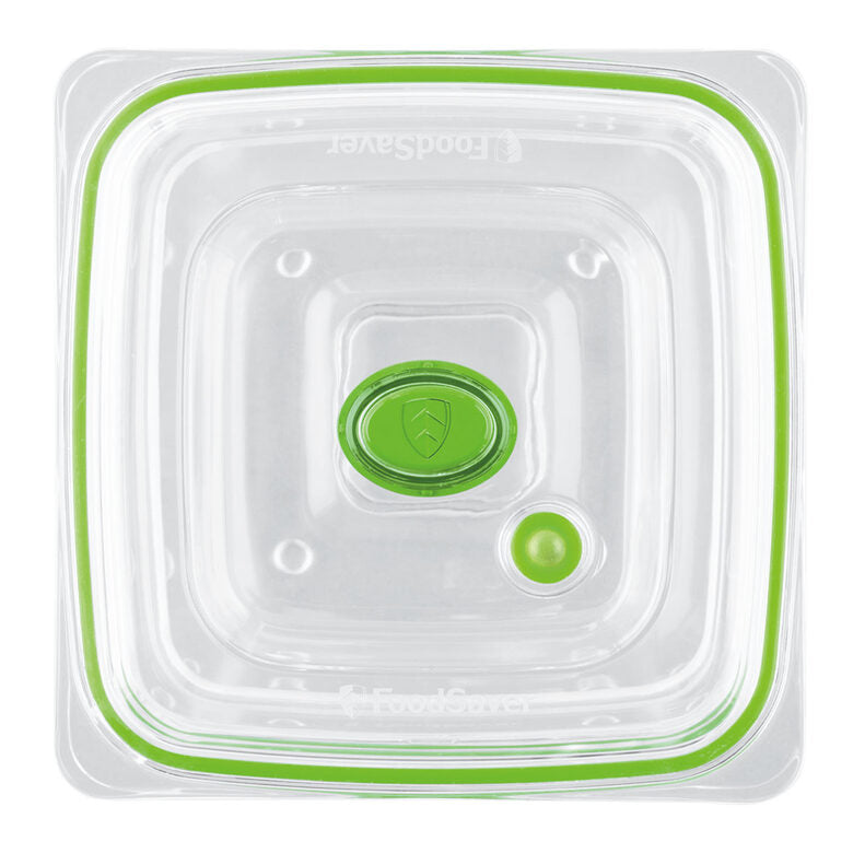 FoodSaver FFC003X recipiente per cibo Quadrato Scatola 0,7 L Verde, Trasparente 1 pz