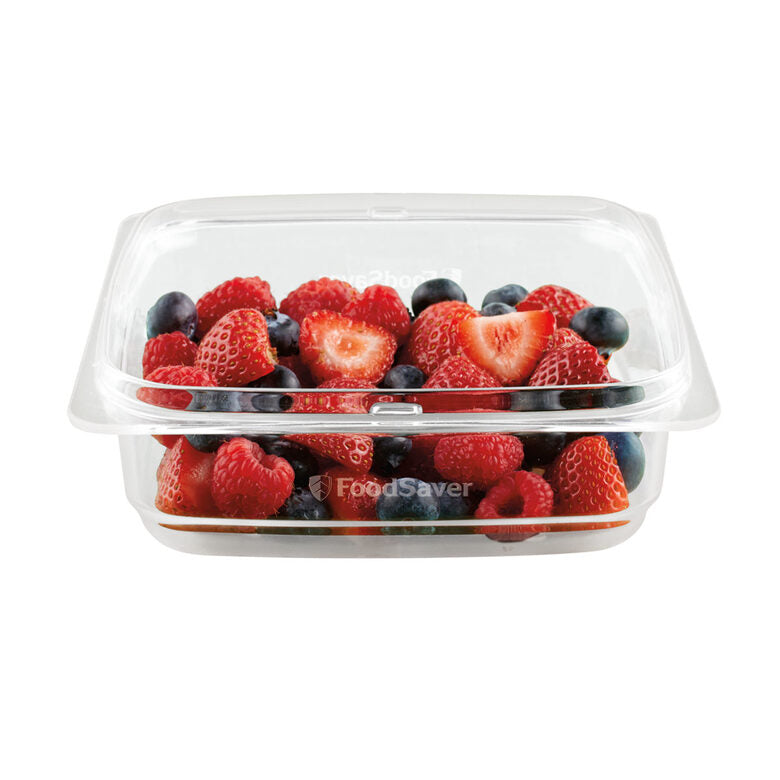 FoodSaver FFC003X recipiente per cibo Quadrato Scatola 0,7 L Verde, Trasparente 1 pz