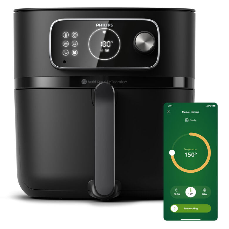 Philips 7000 series HD9876/90 Airfryer, 8.3L, Friggitrice 22-in-1, App per ricette