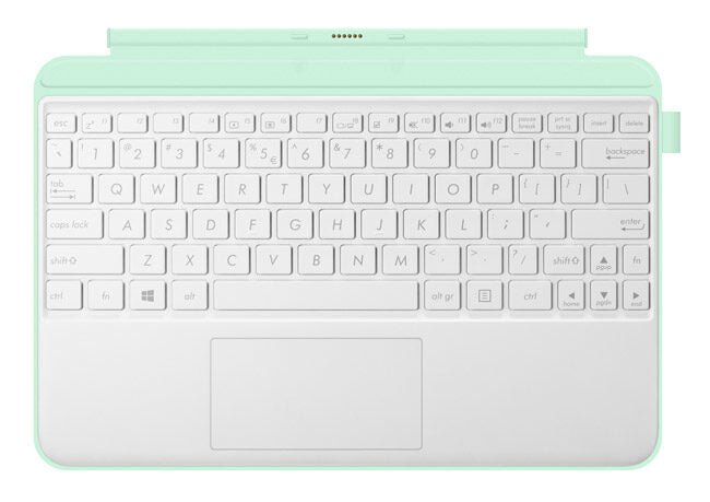 ASUS Transformer Mini T102HA-GR059T notebook Ibrido (2 in 1) 25,6 cm (10.1") Touch screen HD Intel Atom® 4 GB DDR3L-SDRAM 128 GB eMMC Windows 10 Verde, Bianco