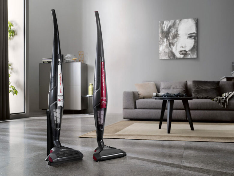 De’Longhi Colombina Cordless Plus XLR25LE.GY Senza sacchetto 1 L Grigio, Magenta