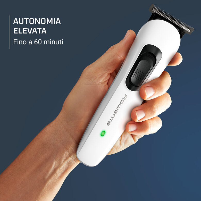 Rowenta TN8934 tagliacapelli Nero, Bianco 7 Nichel-Metallo Idruro (NiMH)