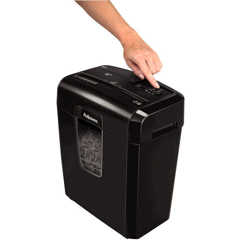 Fellowes 8Cd distruggi documenti Triturazione incrociata 22 cm Nero