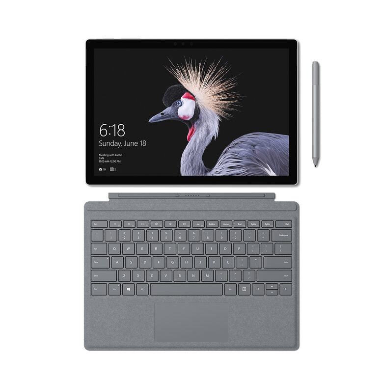 Microsoft Surface Pro Intel® Core™ m3 128 GB 31,2 cm (12.3") 4 GB Wi-Fi 5 (802.11ac) Windows 10 Pro Nero, Argento