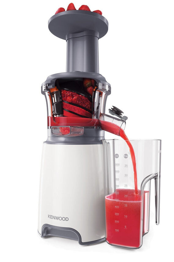 Kenwood PureJuice JMP600WH Estrattore di succo 150 W Grigio, Traslucido, Bianco