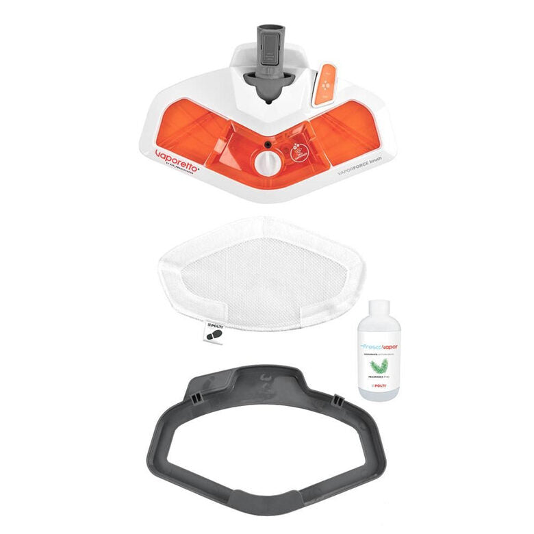 Polti PTEU0273 Pulitore a vapore Pulitore a vapore verticale 0,3 L 1500 W Arancione, Bianco