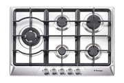 Tecnogas F75VGX piano cottura Acciaio inossidabile Da incasso Gas 5 Fornello(i)
