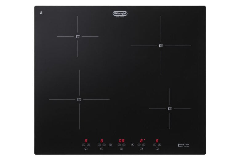 De’Longhi PIN 61 TC Nero Da incasso Piano cottura a induzione 4 Fornello(i)