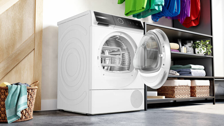Bosch Serie 8 WQB245B0IT Asciugatrice a pompa di calore 9 kg Bianco