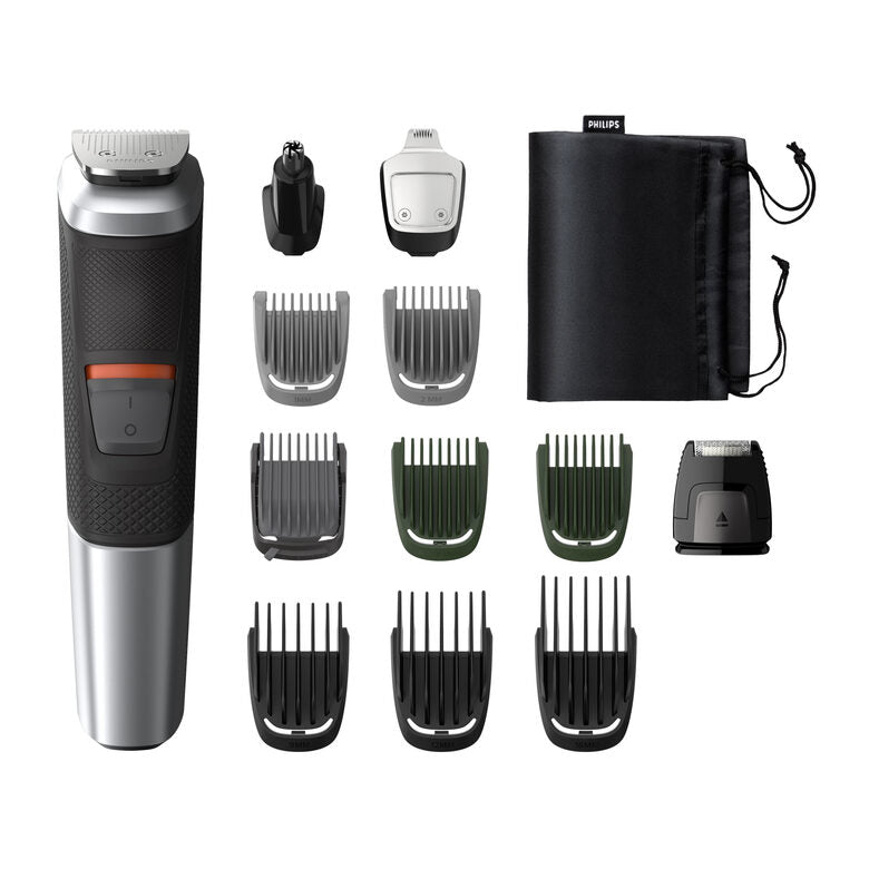 Philips MULTIGROOM Series 5000 12 accessori 12 in 1, Barba, capelli e corpo
