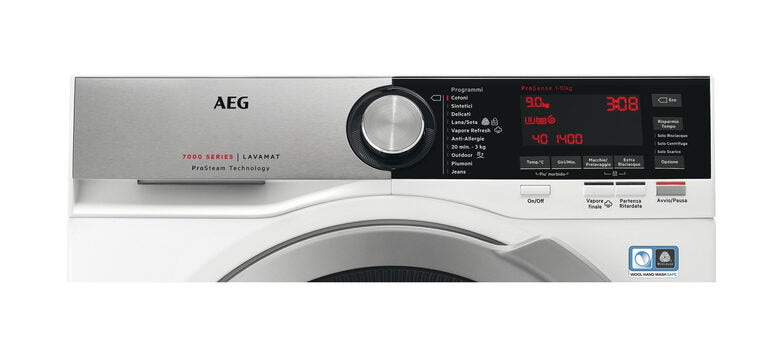 AEG L7FEC146 lavatrice Caricamento frontale 10 kg 1400 Giri/min C Grigio, Bianco