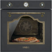 Smeg SFP750AOPZ Forno a Incasso 65 L A Antracite, Ottone