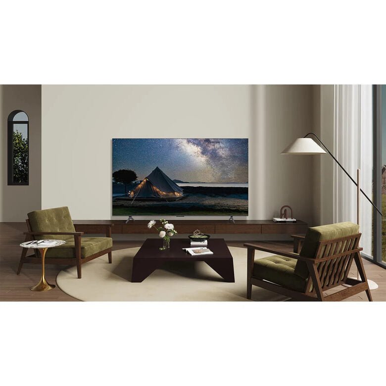 TCL T69C 43T69C 43" QLED, TV Direct LED, TV 4K HDR, Smart TV alimentata da Google TV (Dolby Vision & Atmos, Game Master, Motion Clarity, compatibile con Google Assistant e Alexa)