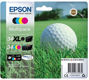 Epson Golf ball T3479 cartuccia d'inchiostro 1 pz Originale Nero, Ciano, Magenta, Giallo