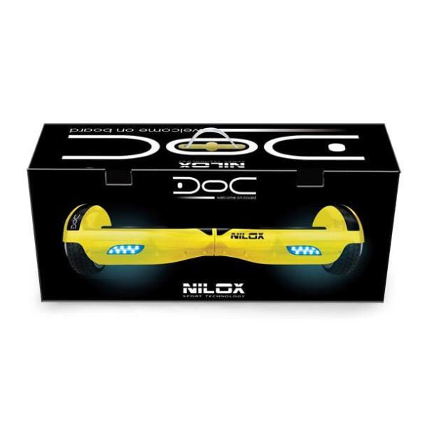 Nilox 30NXBK65D2N03 hoverboard 10 km/h 4300 mAh Nero, Giallo