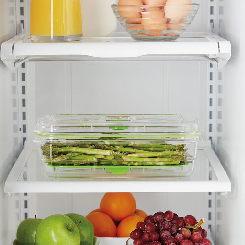 FoodSaver FFC010X-01 recipiente per cibo Rettangolare Scatola 2,3 L Verde, Trasparente 1 pz