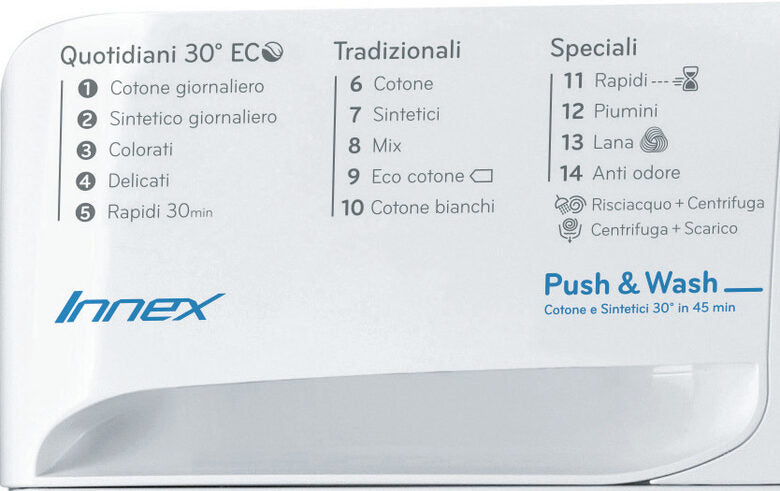Indesit BWE 101484X WSSS IT lavatrice Caricamento frontale 10 kg 1400 Giri/min Bianco