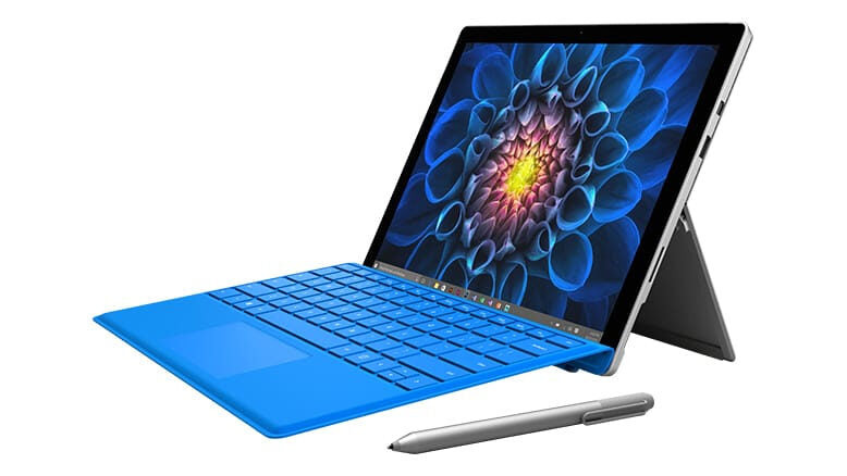 Microsoft Surface Pro 4 128 GB 31,2 cm (12.3") 4 GB Wi-Fi 5 (802.11ac) Windows 10 Pro Argento