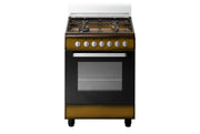 Tecnogas D62NCS cucina Piano cottura Gas Nero, Rame A