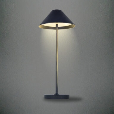 Kon.El.Co. Liberty lampada da tavolo 3 W Nero