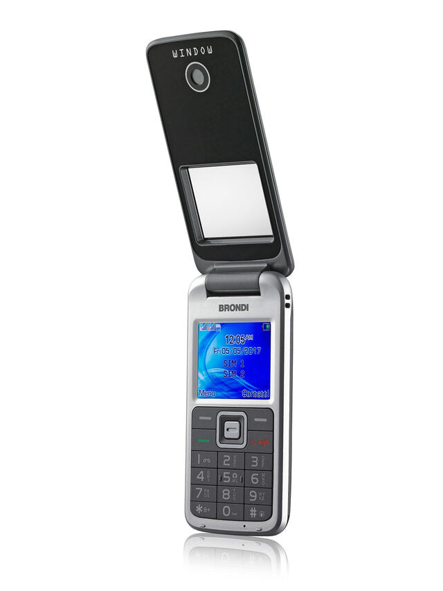 Brondi Window 4,5 cm (1.77") 78 g Grigio Telefono cellulare basico