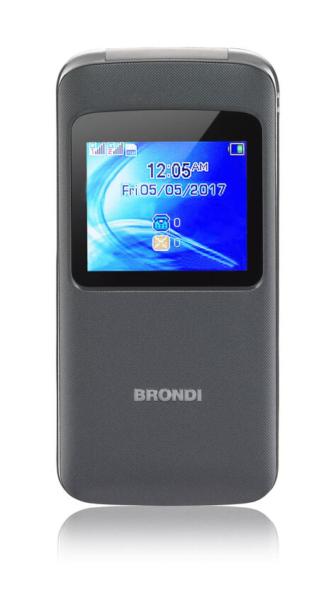 Brondi Window 4,5 cm (1.77") 78 g Grigio Telefono cellulare basico