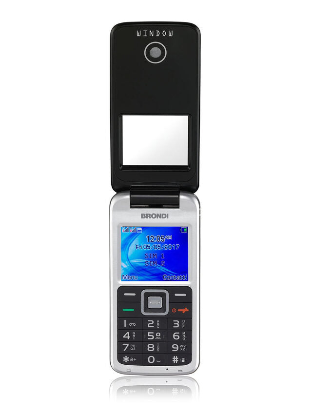 Brondi Window 4,5 cm (1.77") 78 g Nero Telefono cellulare basico