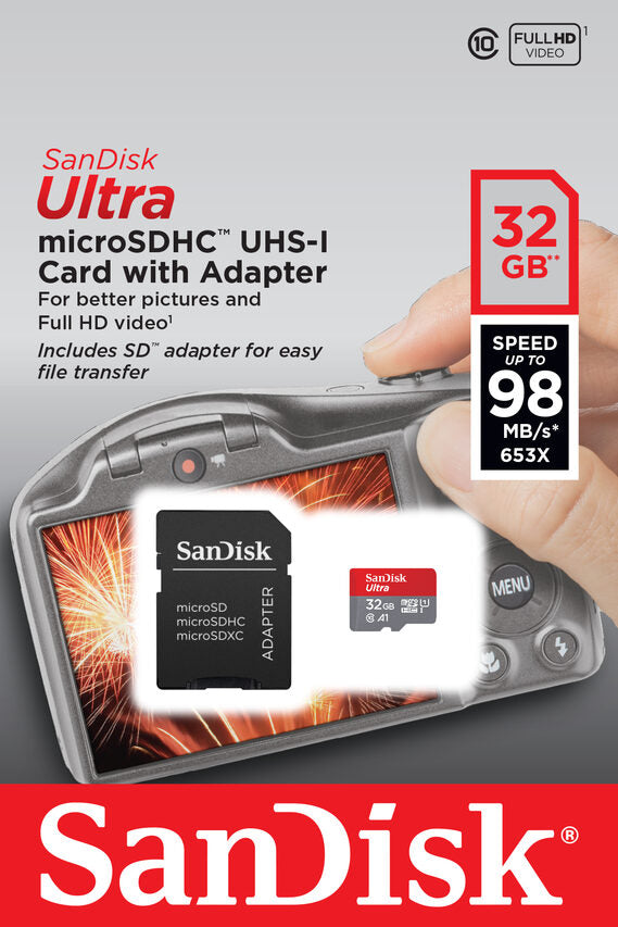 SanDisk Ultra memoria flash 32 GB MicroSDHC UHS-I Classe 10