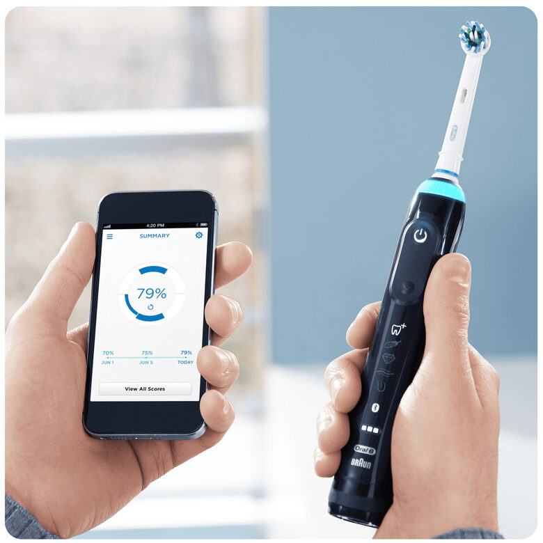 Oral-B Genius 9100S Sensi Ultrathin Adulto Spazzolino rotante-oscillante Nero