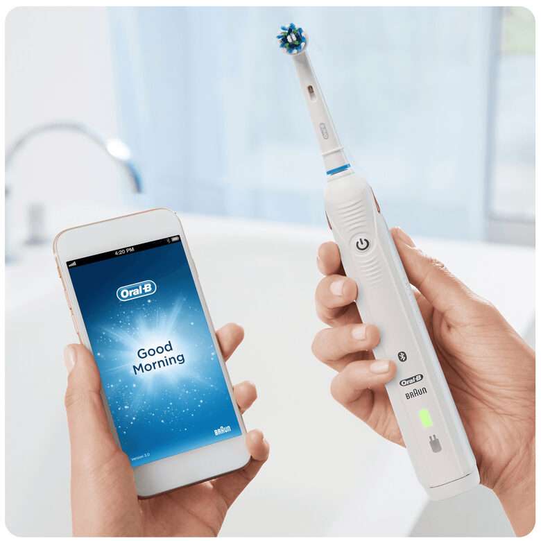 Oral-B Smart 4 4500N CrossAction Adulto Spazzolino rotante-oscillante Bianco