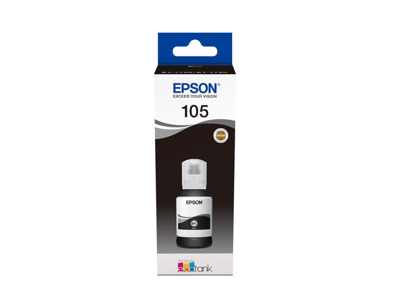 Epson 105 EcoTank Pigment Black ink bottle Cartuccia