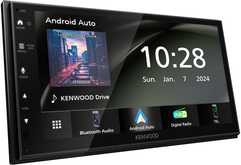 Kenwood Electronics DMX5023DABS Ricevitore multimediale per auto Nero Wi-Fi 22 W Bluetooth