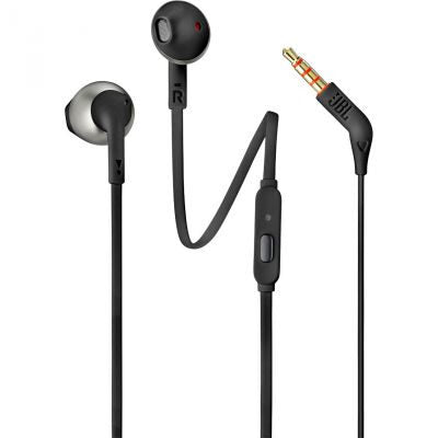 JBL T205 Auricolare Cablato In-ear Musica e Chiamate Nero