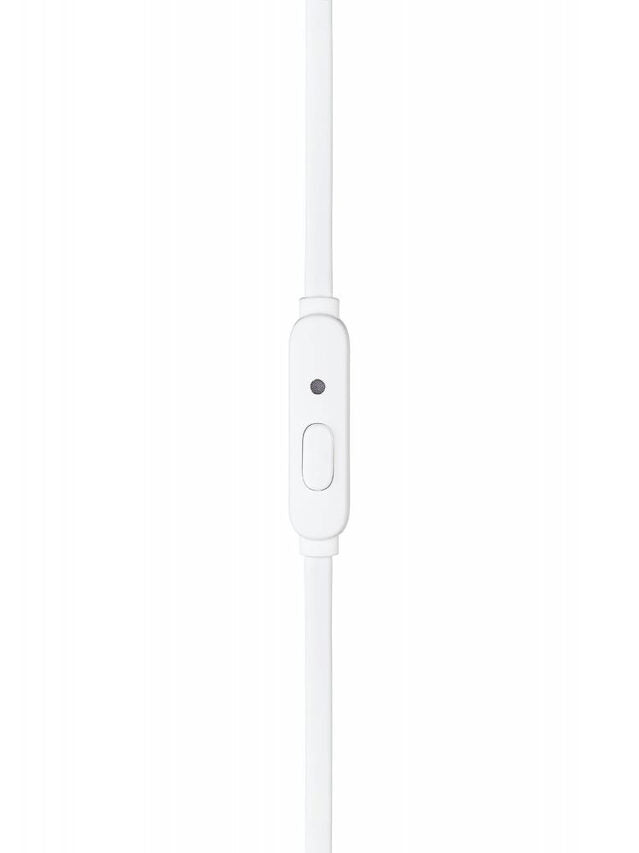 JBL T205 Auricolare Cablato In-ear Musica e Chiamate Cromo, Bianco