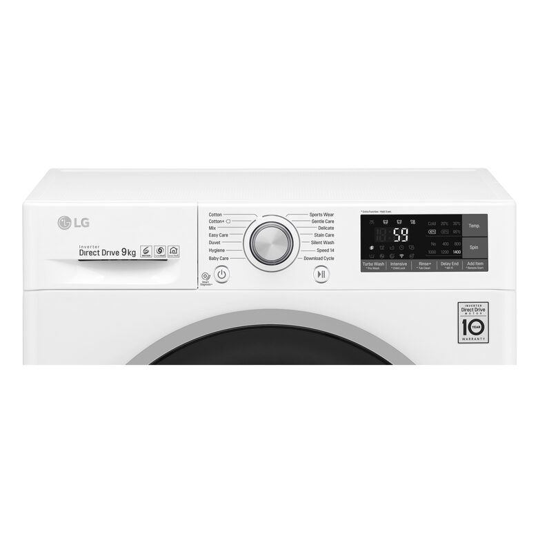 LG F4J7VN1W lavatrice Caricamento frontale 9 kg 1400 Giri/min Bianco